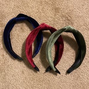 🌟3 for $15 || Velvet Knot Detail Headband - 2 Colors Avail